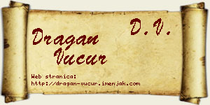 Dragan Vučur vizit kartica